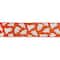 2.5" x 20ft. Orange & White Ghosts Wired Faux Linen Ribbon by Celebrate It® Halloween